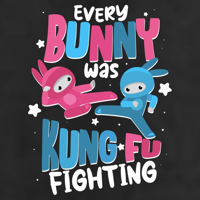 Funny Easter Every Bunny Was Kung Fu Fighting Trucker Hat