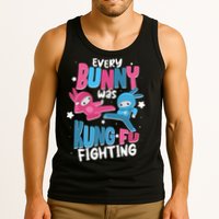 Funny Easter Every Bunny Was Kung Fu Fighting Tank Top