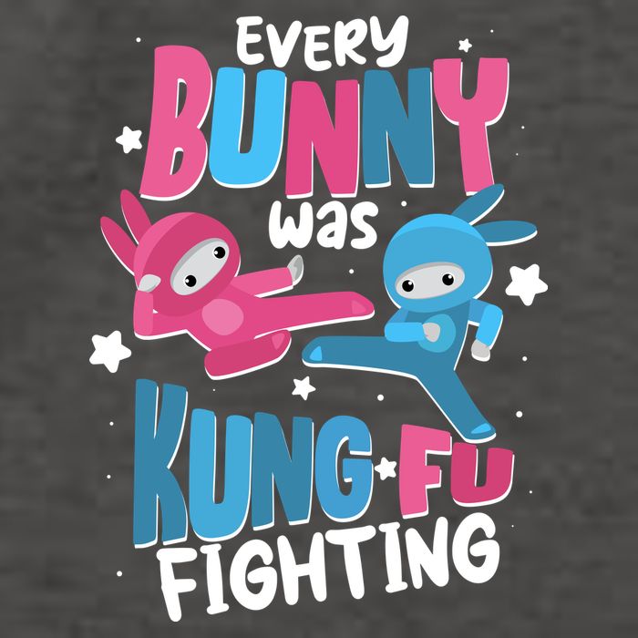 Funny Easter Every Bunny Was Kung Fu Fighting Vector Backpack