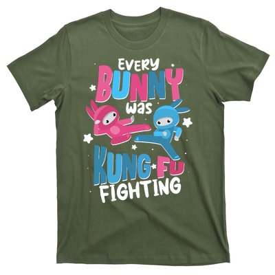 Funny Easter Every Bunny Was Kung Fu Fighting T-Shirt