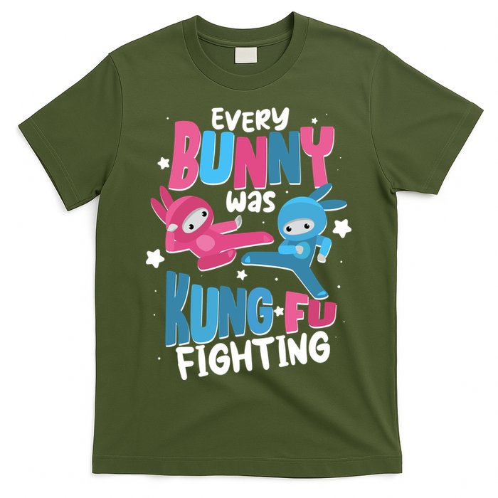 Funny Easter Every Bunny Was Kung Fu Fighting T-Shirt