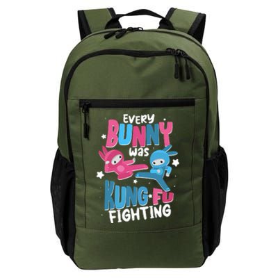 Funny Easter Every Bunny Was Kung Fu Fighting Daily Commute Backpack