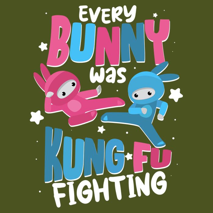 Funny Easter Every Bunny Was Kung Fu Fighting Premium T-Shirt