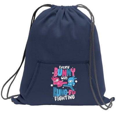 Funny Easter Every Bunny Was Kung Fu Fighting Sweatshirt Cinch Pack Bag