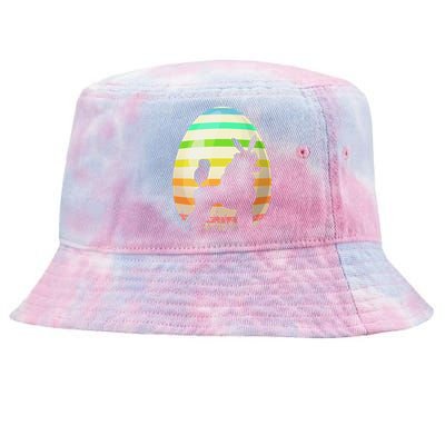 Funny Easter Egg Vintage Style Standard Poodle Dog Easter Tie-Dyed Bucket Hat