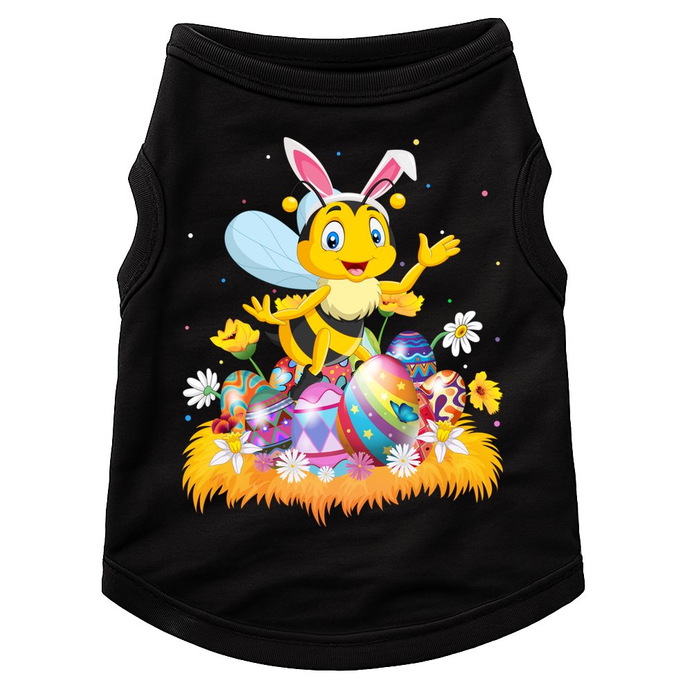 Funny Easter Egg Lover Cute Bee Easter Sunday Cute Gift Doggie Tank