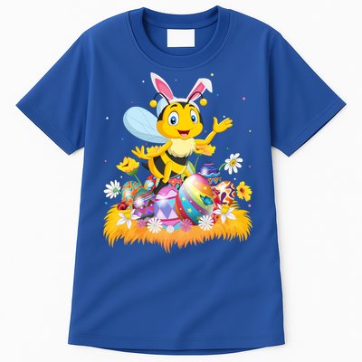 Funny Easter Egg Lover Cute Bee Easter Sunday Cute Gift Tall T-Shirt