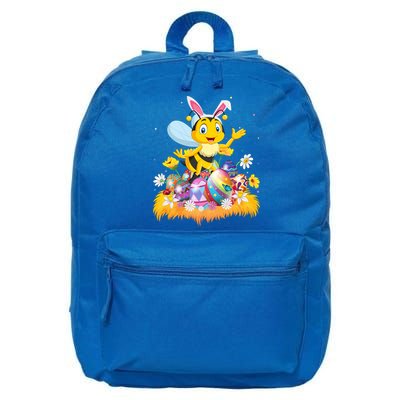 Funny Easter Egg Lover Cute Bee Easter Sunday Cute Gift 16 in Basic Backpack