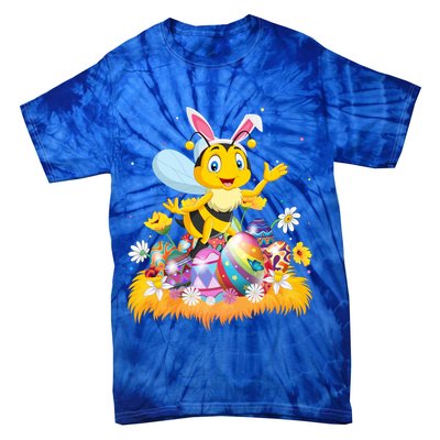 Funny Easter Egg Lover Cute Bee Easter Sunday Cute Gift Tie-Dye T-Shirt
