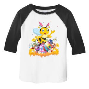 Funny Easter Egg Lover Cute Bee Easter Sunday Cute Gift Toddler Fine Jersey T-Shirt