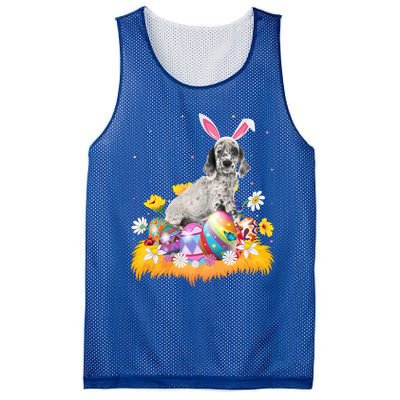 Funny Easter Egg Lover English Setter Dog Easter Sunday Gift Mesh Reversible Basketball Jersey Tank