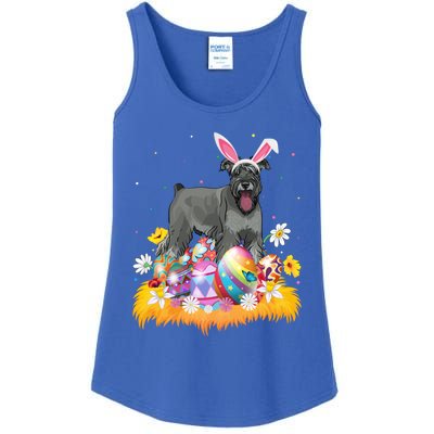 Funny Easter Egg Lover Miniature Schnauzer Dog Easter Sunday Gift Ladies Essential Tank