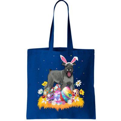 Funny Easter Egg Lover Miniature Schnauzer Dog Easter Sunday Gift Tote Bag