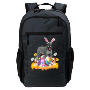 Funny Easter Egg Lover Miniature Schnauzer Dog Easter Sunday Gift Daily Commute Backpack