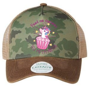 Feed Me Cupcakes Tell Me I'm Pretty Legacy Tie Dye Trucker Hat