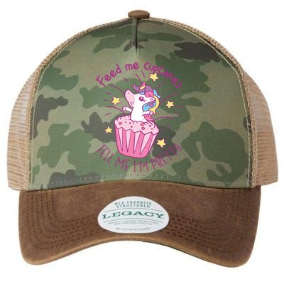 Feed Me Cupcakes Tell Me I'm Pretty Legacy Tie Dye Trucker Hat