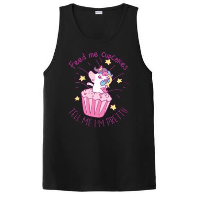 Feed Me Cupcakes Tell Me I'm Pretty PosiCharge Competitor Tank