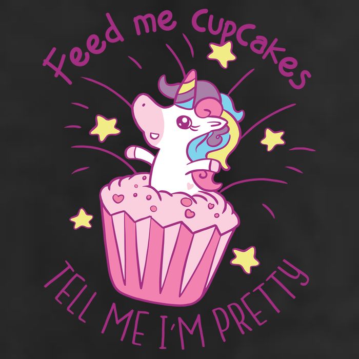 Feed Me Cupcakes Tell Me I'm Pretty Trucker Hat
