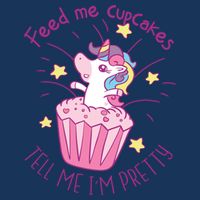 Feed Me Cupcakes Tell Me I'm Pretty Infant Baby Jersey Bodysuit