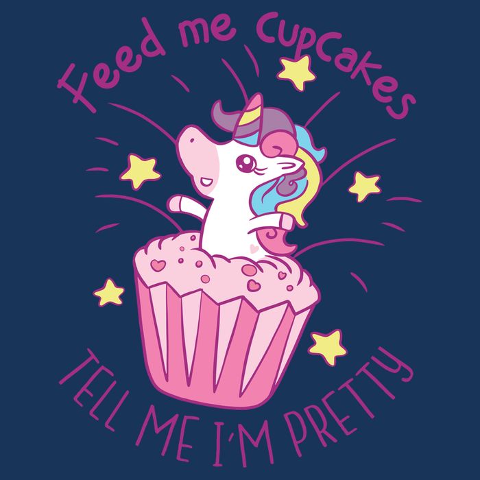 Feed Me Cupcakes Tell Me I'm Pretty Infant Baby Jersey Bodysuit