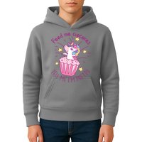 Feed Me Cupcakes Tell Me I'm Pretty Kids Hoodie