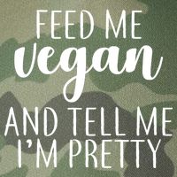 Feed me Vegan And Tell Me I'm Pretty Legacy Tie Dye Trucker Hat