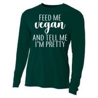 Feed me Vegan And Tell Me I'm Pretty Cooling Performance Long Sleeve Crew