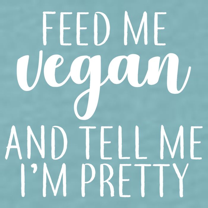 Feed me Vegan And Tell Me I'm Pretty Sueded Cloud Jersey T-Shirt