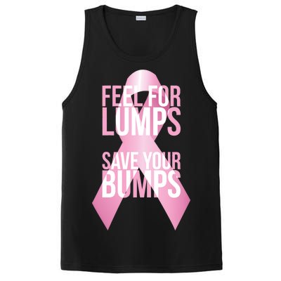 Feel For Lumps, Save Your Bumps - Breast Cancer Awareness PosiCharge Competitor Tank