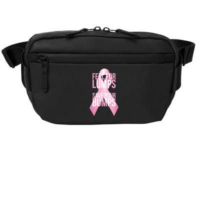 Feel For Lumps, Save Your Bumps - Breast Cancer Awareness Crossbody Pack