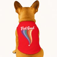 Feel Good Retro Vintage Rainbow Doggie Tank
