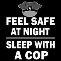 Feel Safe At Night Sleep With A Cop USA-Made Doggie Bandana