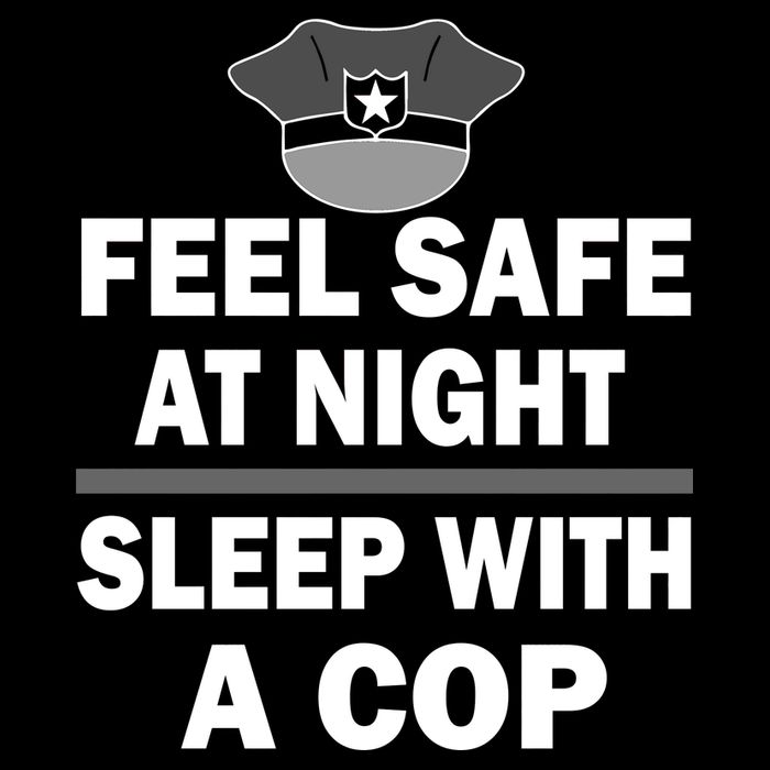 Feel Safe At Night Sleep With A Cop USA-Made Doggie Bandana