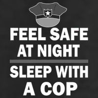 Feel Safe At Night Sleep With A Cop 25L Jumbo Tote
