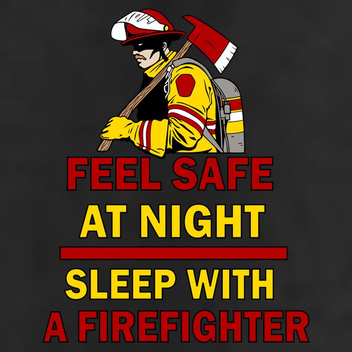 Feel Safe At Night Sleep With A Firefighter Cool Comfort Performance Bucket Hat