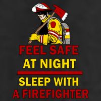 Feel Safe At Night Sleep With A Firefighter 15oz Campfire Ceramic Mug