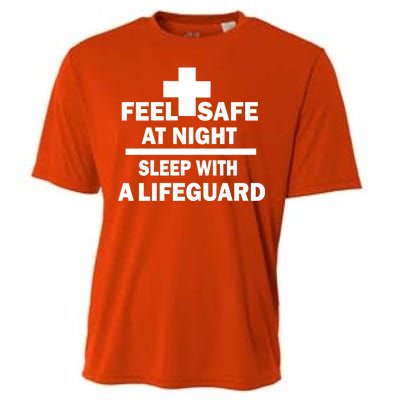 Feel Safe At Night Sleep With A Lifeguard Cooling Performance Crew T-Shirt