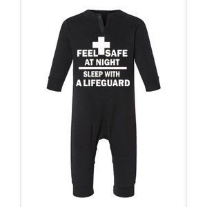 Feel Safe At Night Sleep With A Lifeguard Infant Fleece One Piece