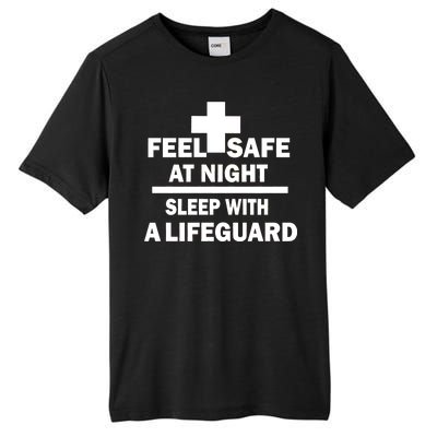 Feel Safe At Night Sleep With A Lifeguard Tall Fusion ChromaSoft Performance T-Shirt