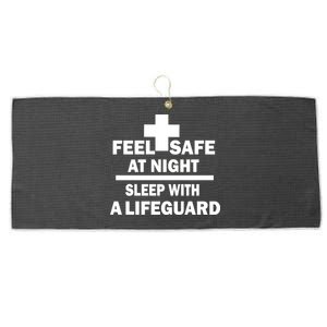 Feel Safe At Night Sleep With A Lifeguard Large Microfiber Waffle Golf Towel