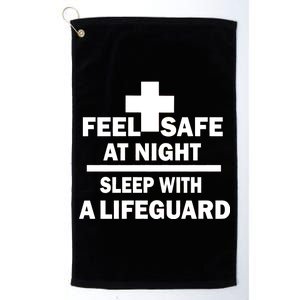 Feel Safe At Night Sleep With A Lifeguard Platinum Collection Golf Towel