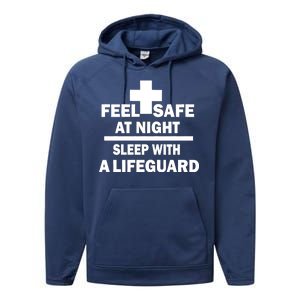 Feel Safe At Night Sleep With A Lifeguard Performance Fleece Hoodie