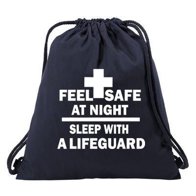 Feel Safe At Night Sleep With A Lifeguard Drawstring Bag