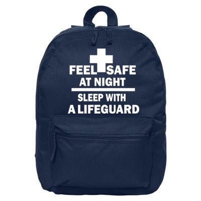 Feel Safe At Night Sleep With A Lifeguard 16 in Basic Backpack