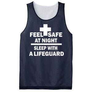 Feel Safe At Night Sleep With A Lifeguard Mesh Reversible Basketball Jersey Tank