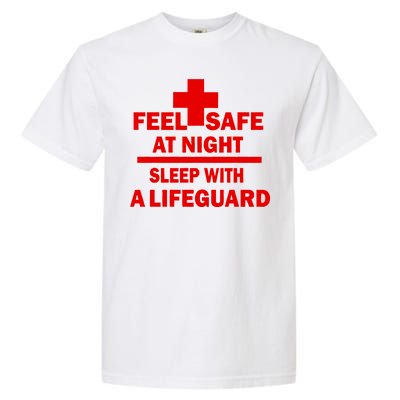 Feel Safe At Night Sleep With A Lifeguard Garment-Dyed Heavyweight T-Shirt