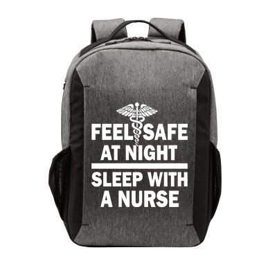 Feel Safe At Night Sleep With A Nurse Vector Backpack