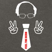 Feel The Bern Cotton Canvas Backpack