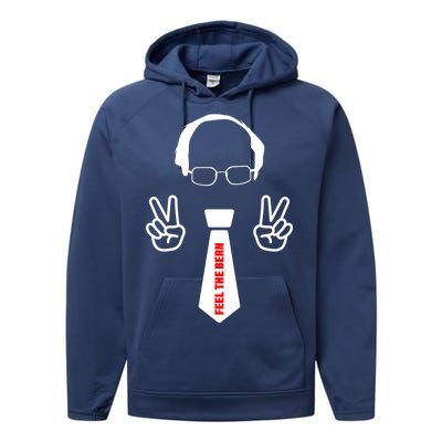 Feel The Bern Performance Fleece Hoodie