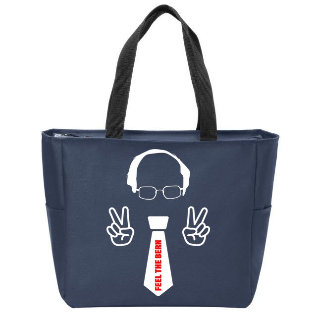 Feel The Bern Zip Tote Bag